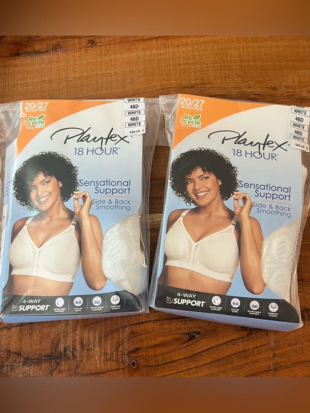Playtex 18 hour sensational support bra 46D